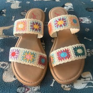 Jelly pop sandals ,new ,no box ,size 8M